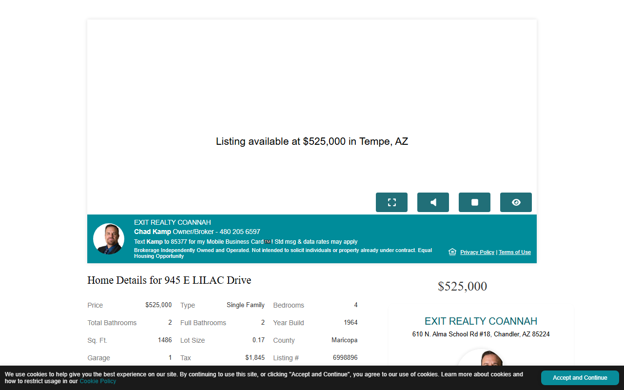 945elilacdrtempe.com screenshot
