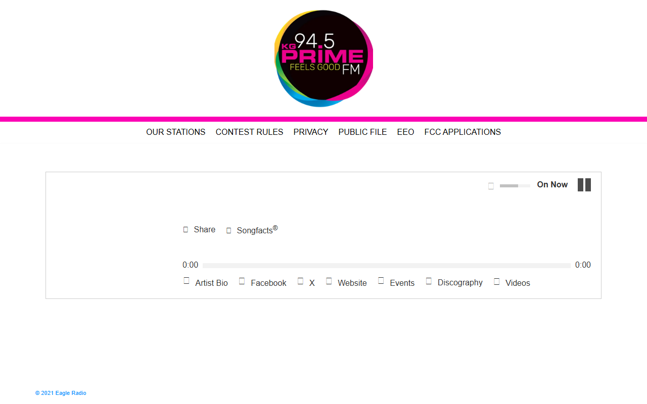 945primefm.com screenshot