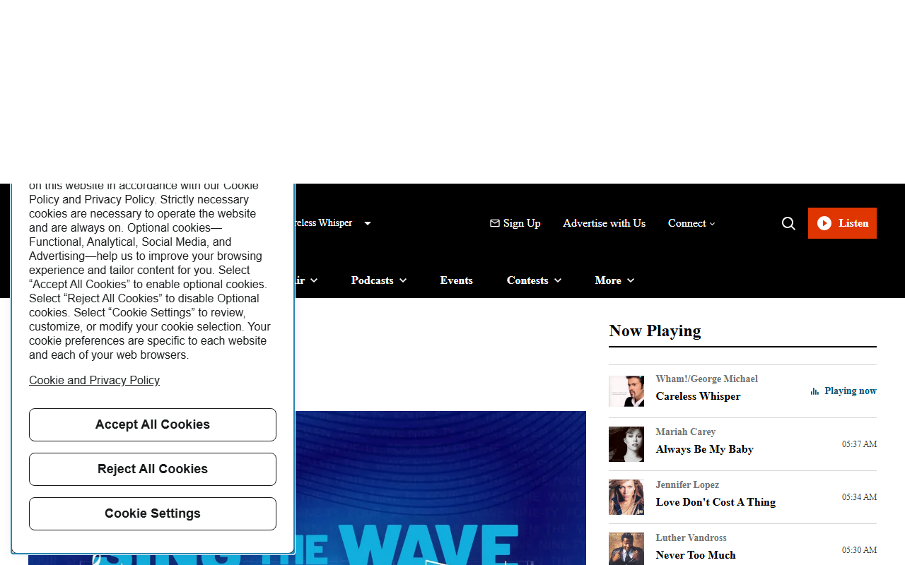 947thewave.com screenshot