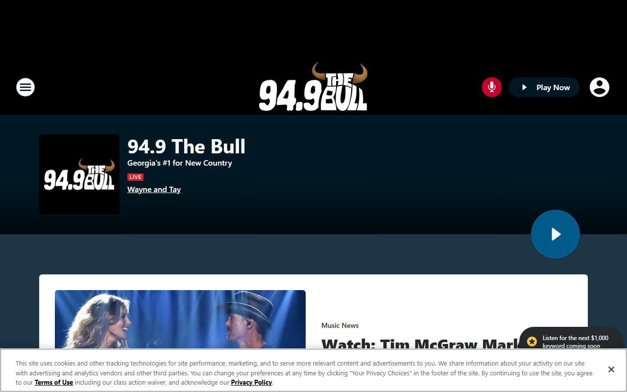 949thebull.com screenshot