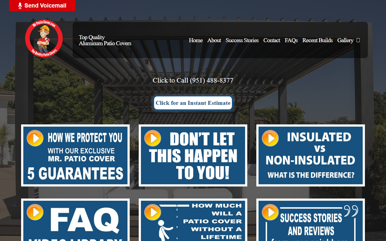 951gutters.com screenshot