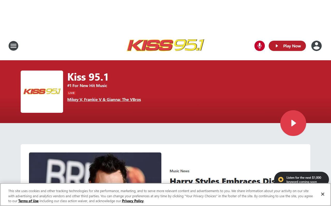 951thebeat.com screenshot