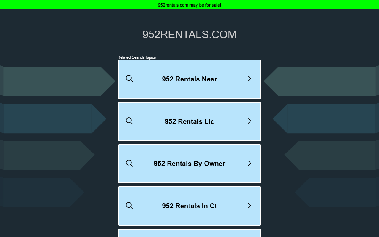 952rentals.com screenshot
