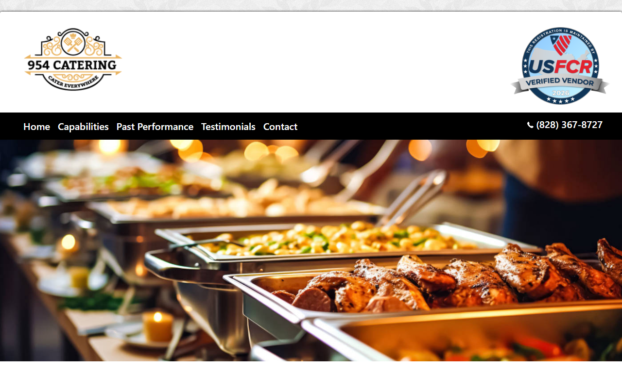 954cateringgov.com screenshot