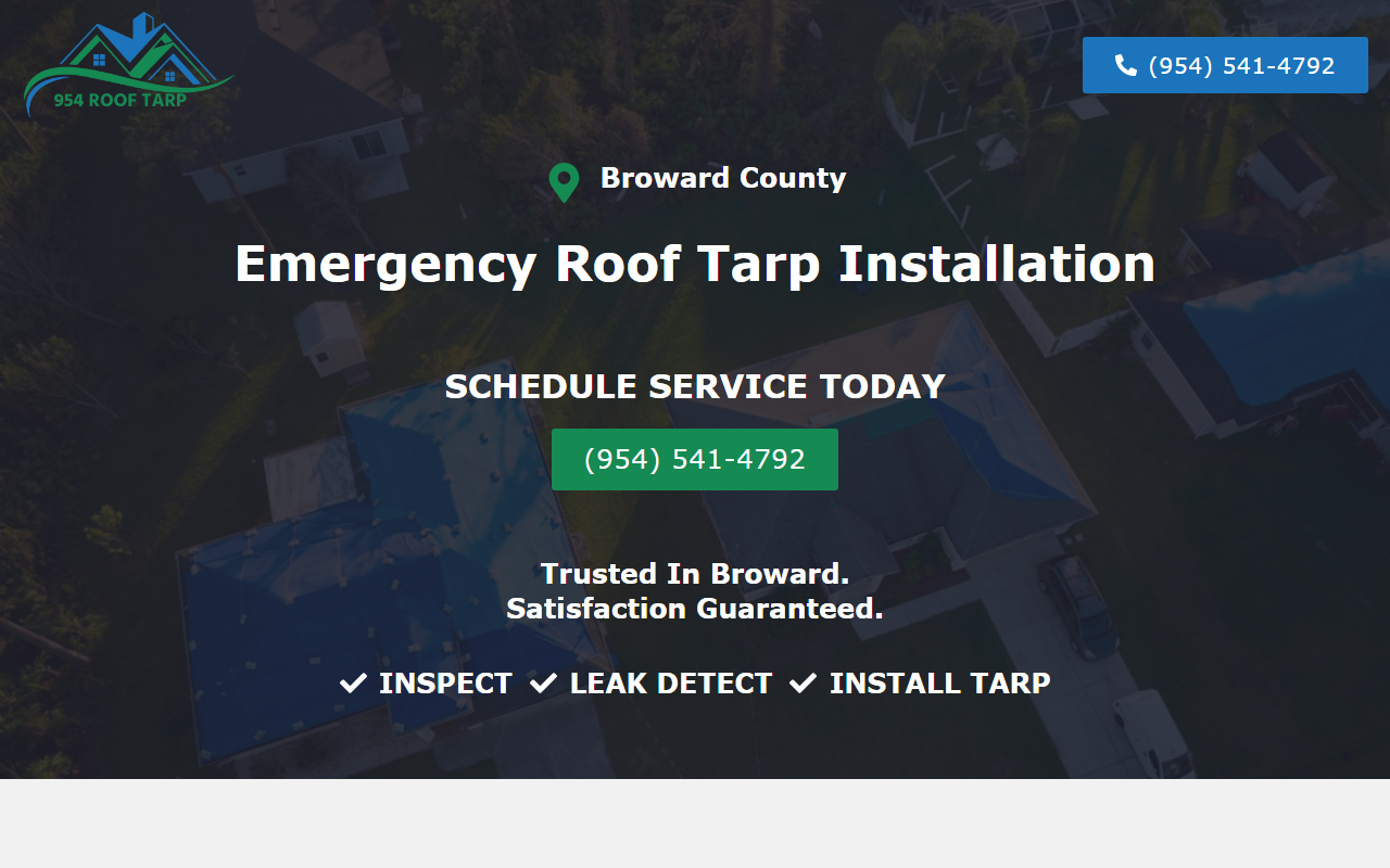 954rooftarp.com screenshot