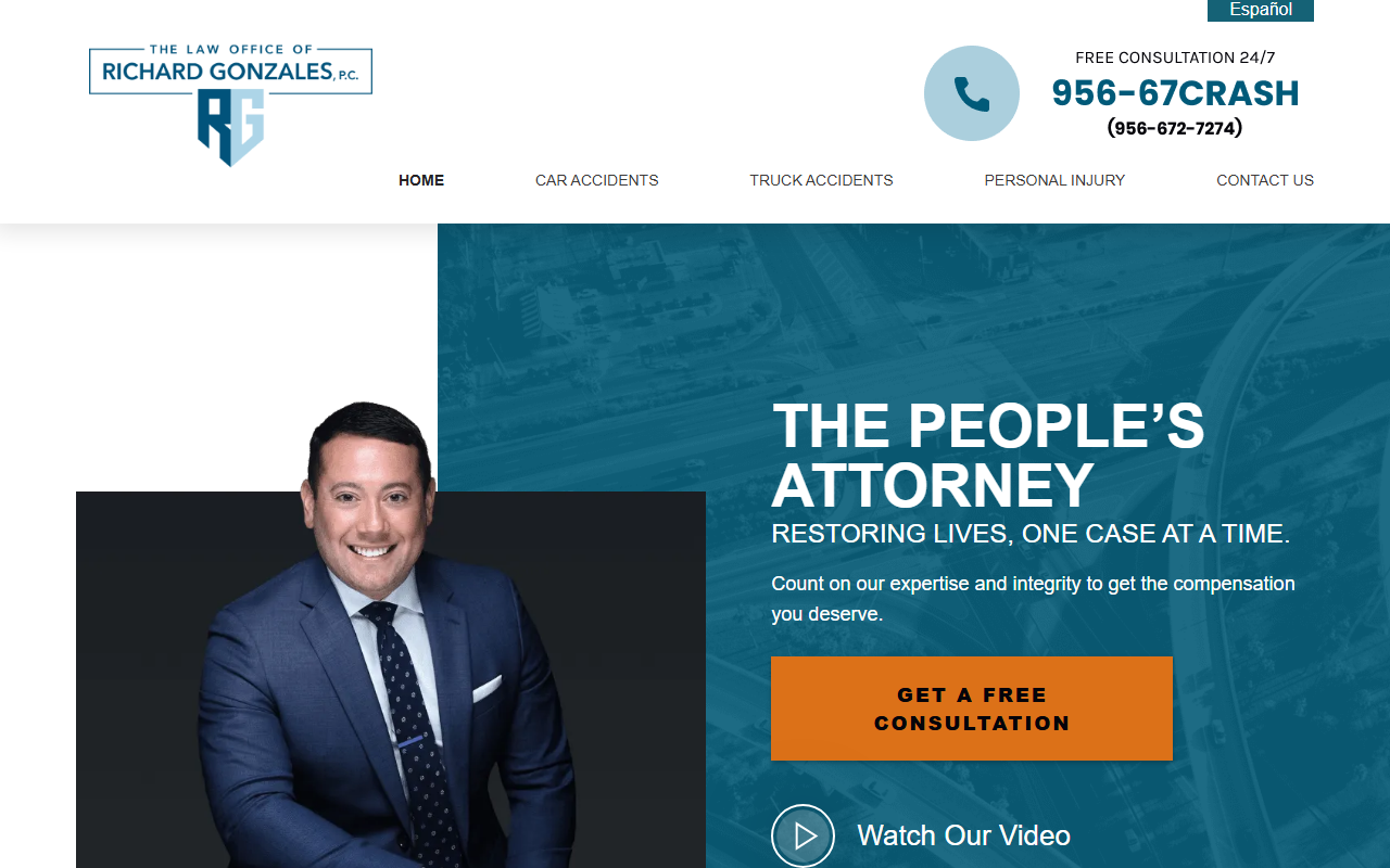 956injurylawyer.com screenshot