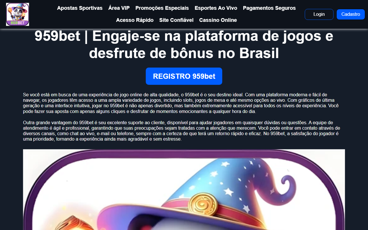 959bet-login.com screenshot