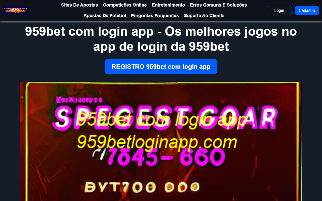 959betloginapp.com screenshot