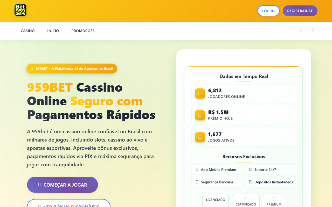 959betoficial.com screenshot