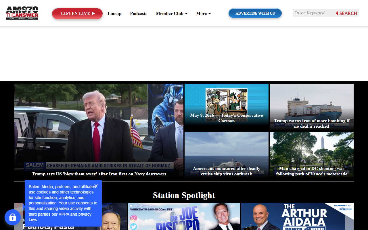 970theanswer.com screenshot