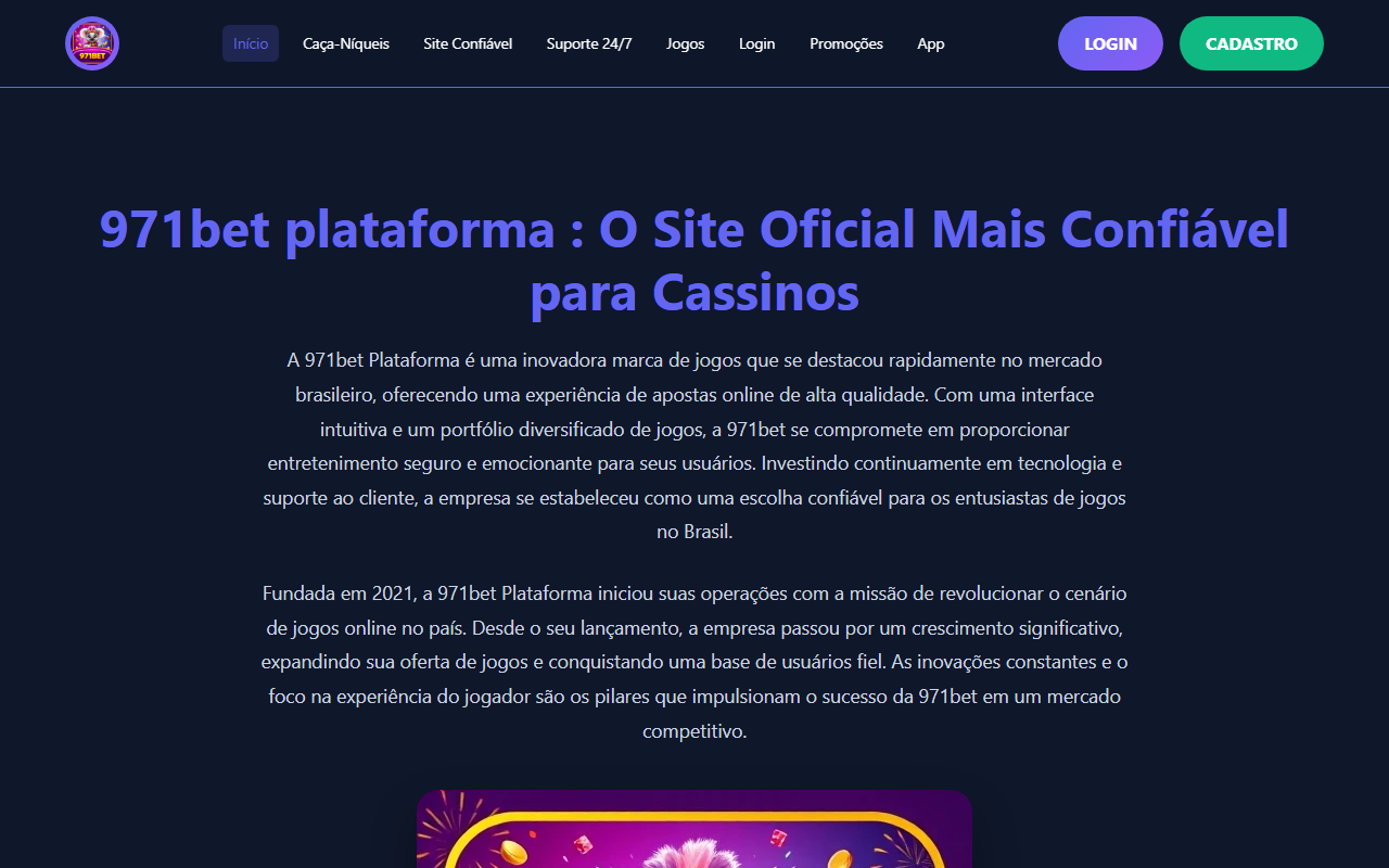 971betcomlogin.com screenshot