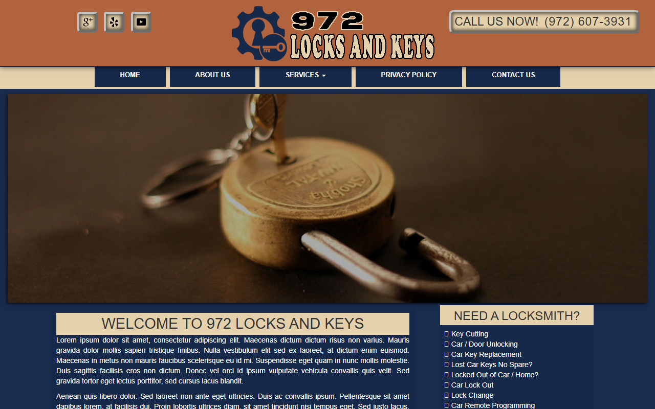 972locksandkeys.com screenshot