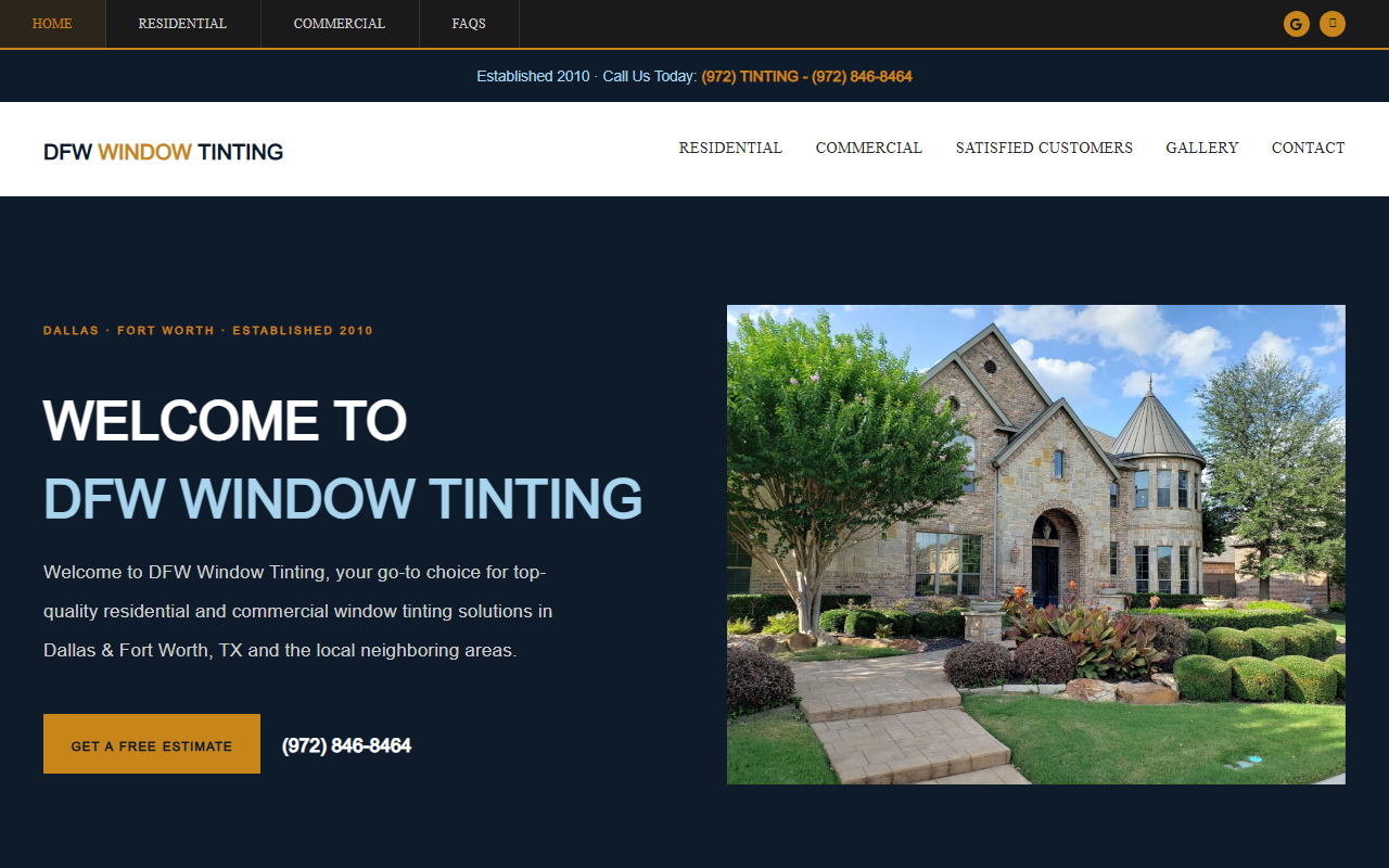 972tinting.com screenshot