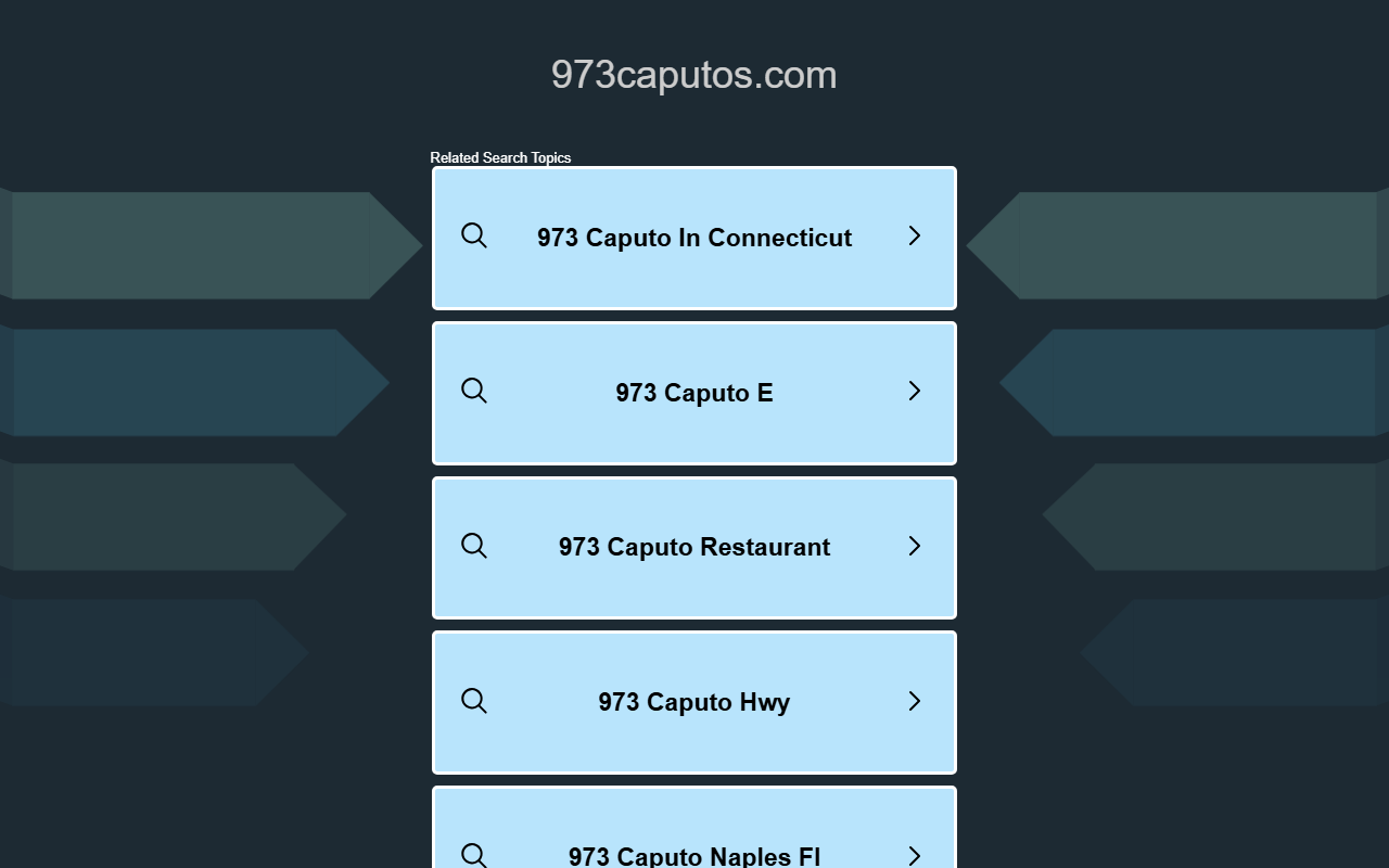 973caputos.com screenshot