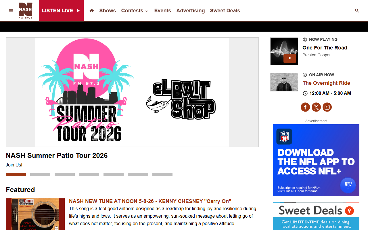 973thehawk.com screenshot