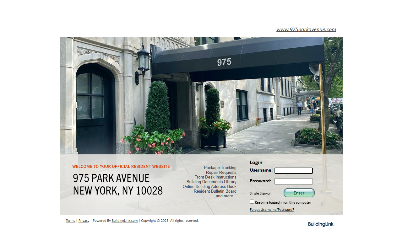 975parkavenue.com screenshot
