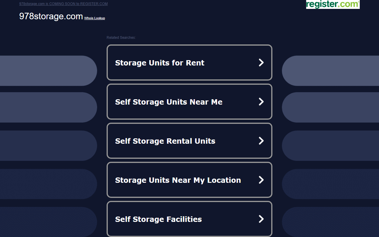 978storage.com screenshot