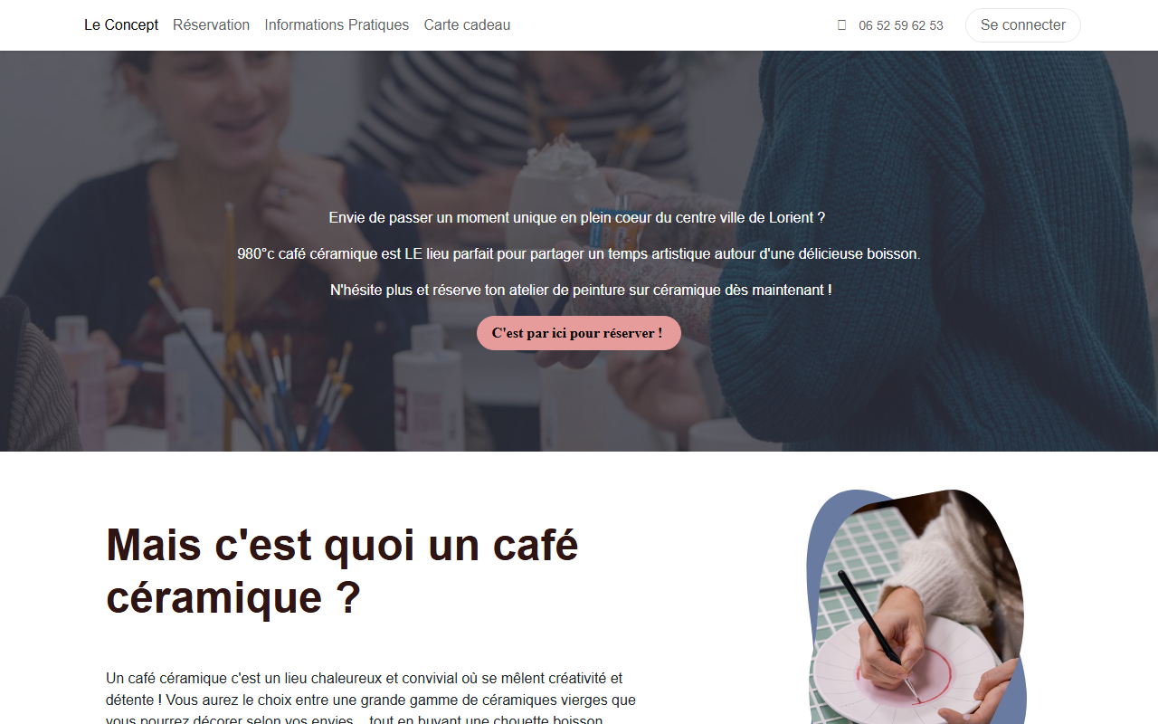 980cafeceramique.com screenshot