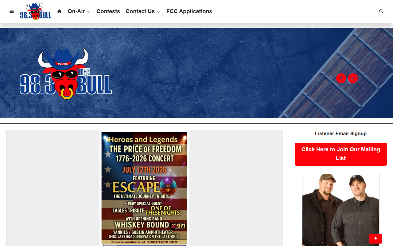 983thebull.com screenshot