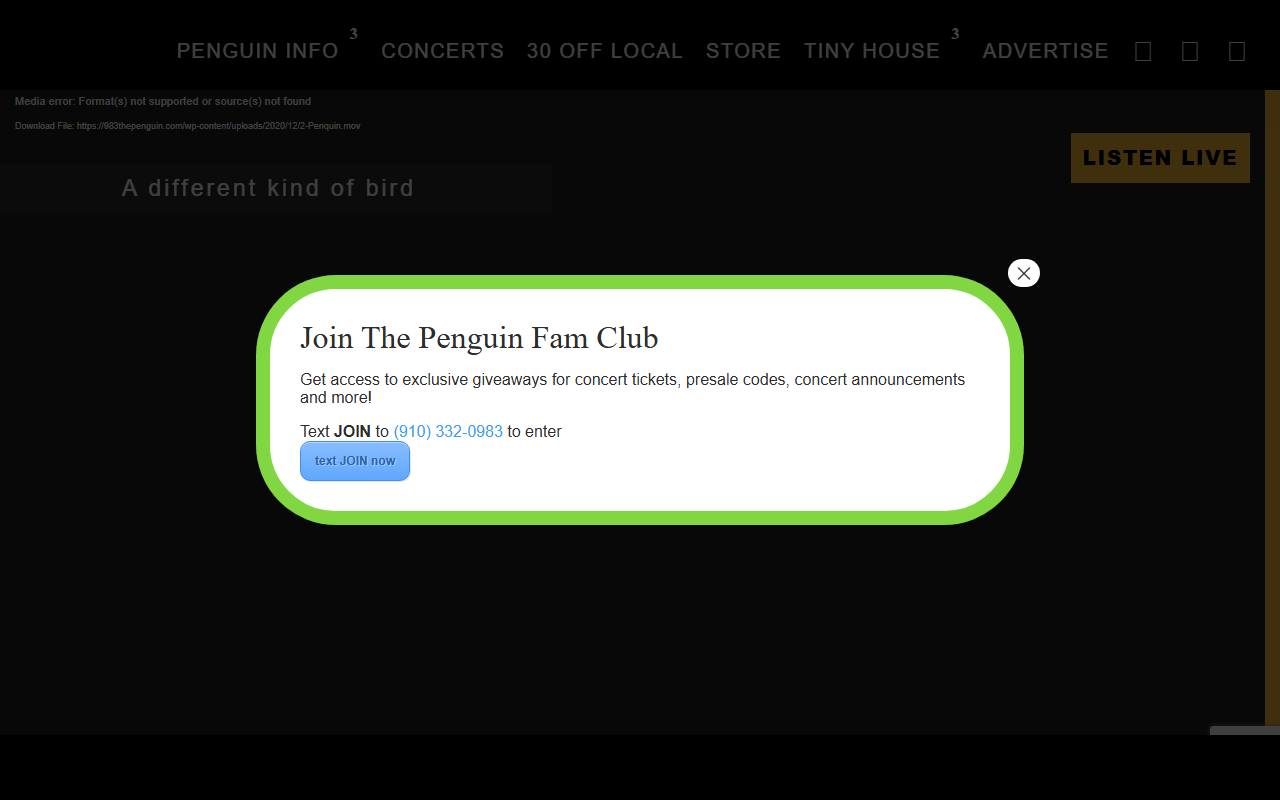 983thepenguin.com screenshot