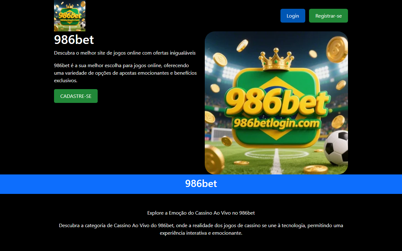 986betlogin.com screenshot