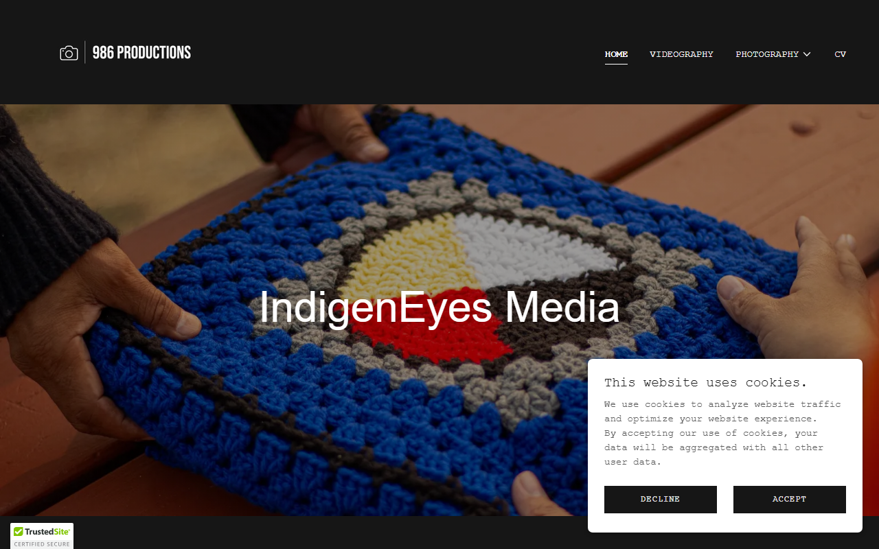 986productions.com screenshot