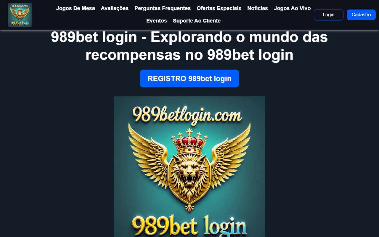 989betlogin.com screenshot