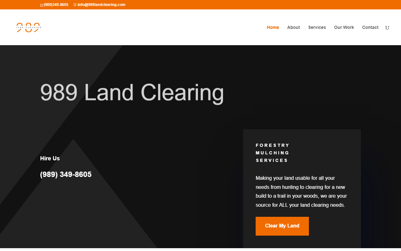 989landclearing.com screenshot