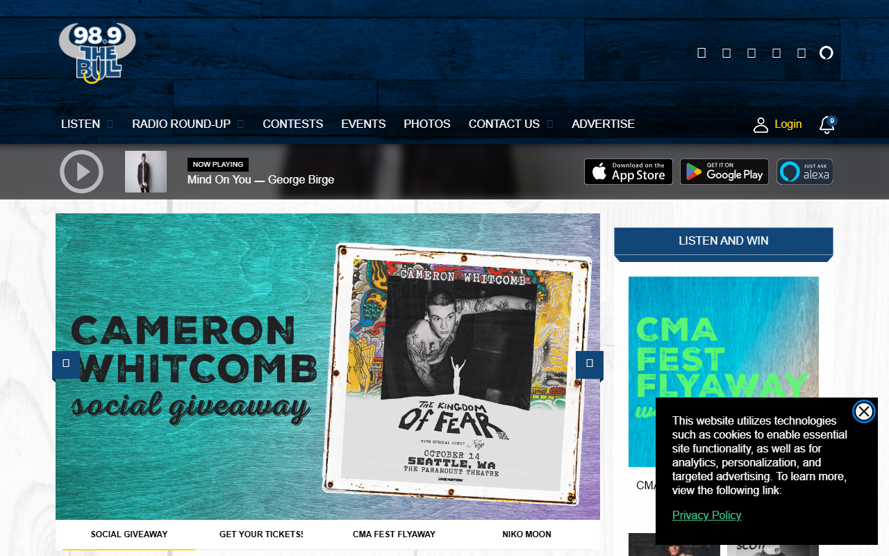 989pnwcountry.com screenshot